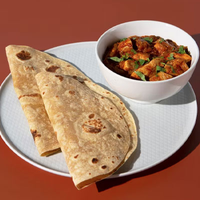 Roti & Sabji (4pcs)